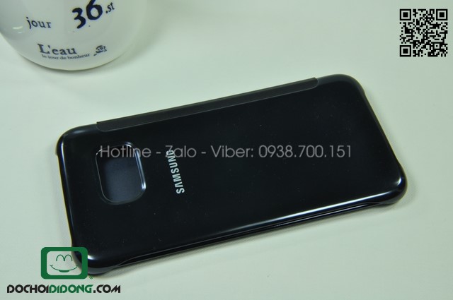 Bao da Samsung Galaxy S6 Edge Clear View Cover chính hãng