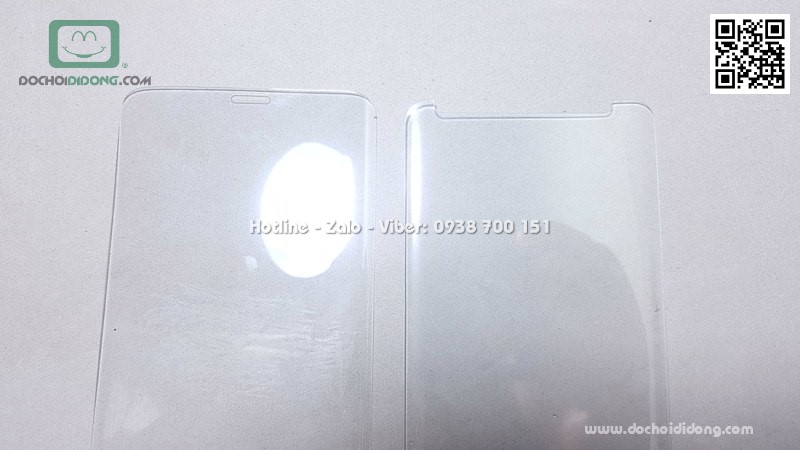 Miếng dán cường lực Samsung S9 Zacase trong suốt keo UV cao cấp