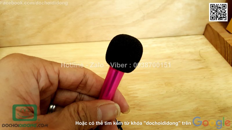 Micro hát karaoke dành cho điện thoại cỡ nhỏ