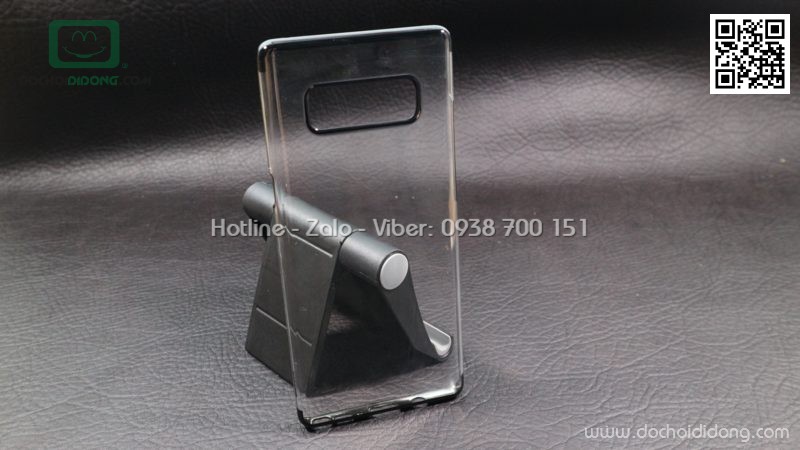 Ốp lưng Samsung Note 8 Baseus Glitter trong suốt viền màu