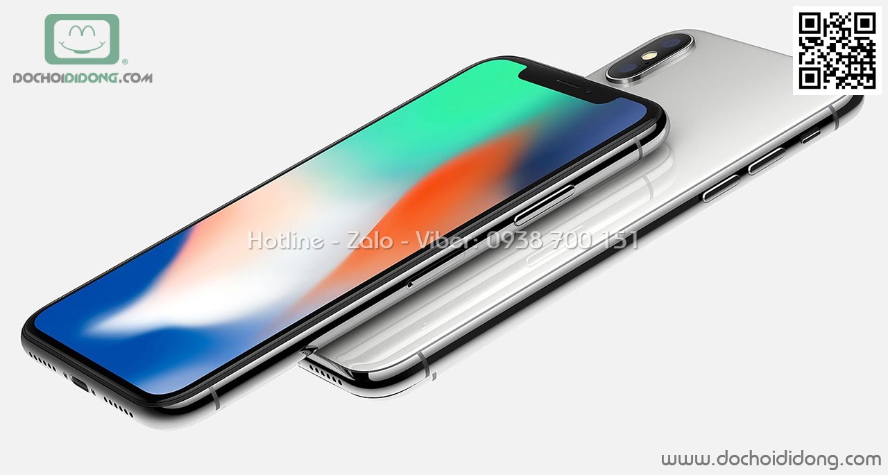 Miếng dán cường lực mặt lưng iPhone X KYK