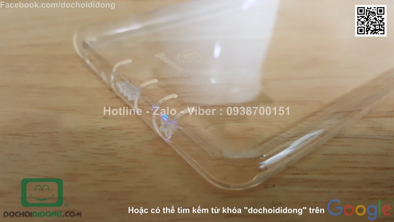 Ốp lưng Samsung Galaxy Note 7 Baseus dẻo trong siêu mỏng