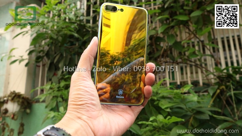 Ốp lưng iPhone 8 Plus Baseus tráng gương