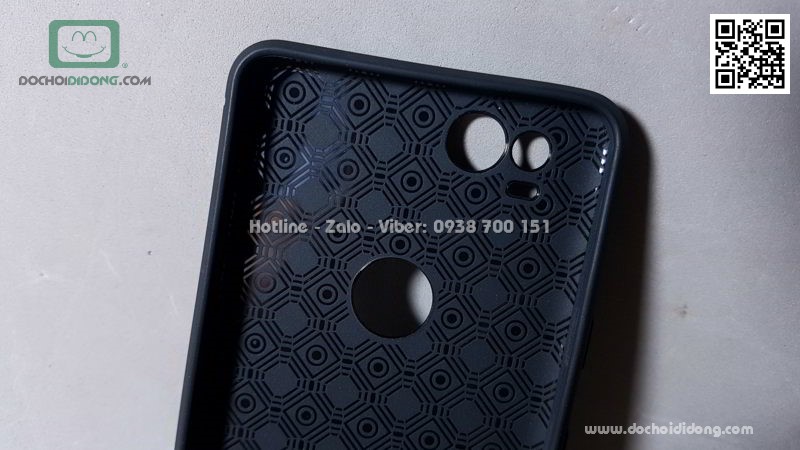 Ốp lưng Google Pixel 2 dẻo vân da