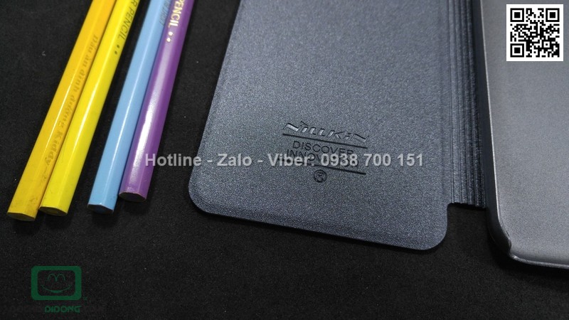 Bao da Asus Zenfone 3 Max ZC553KL Nillkin vân sần