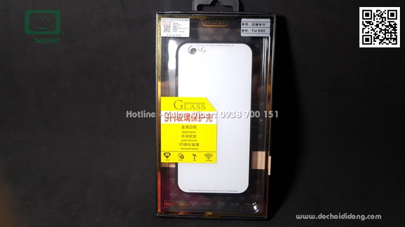 Ốp lưng iPhone 6 6S Sulada lưng kính cường lực viền mềm