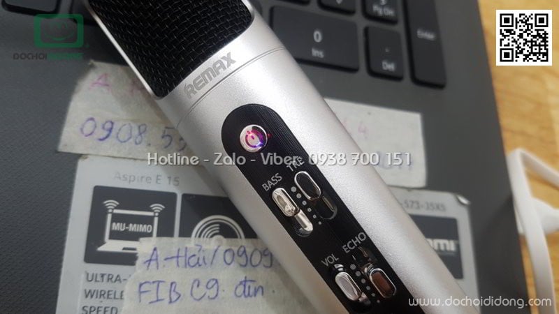 Micro karaoke Remax K02 cho điện thoại máy tính bảng và PC