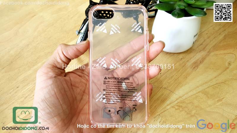 Ốp lưng iPhone 8 Ringke dẻo trong cao cấp