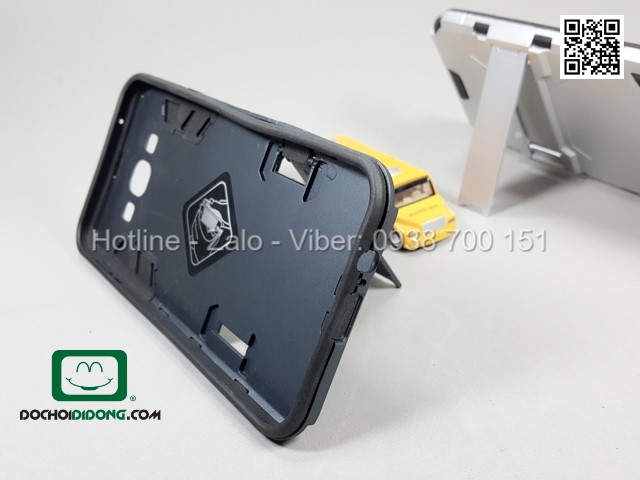 Ốp lưng Samsung Galaxy A8 Iron Man chống sốc có chống lưng