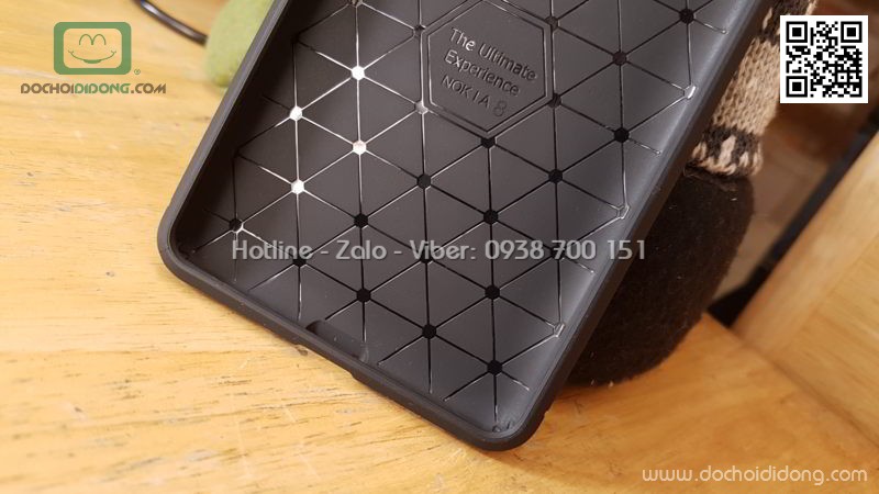 Ốp lưng Nokia 8 Likgus chống sốc vân kim loại