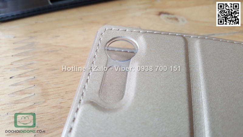 Bao da Sony Xperia XZ Duz vân vải