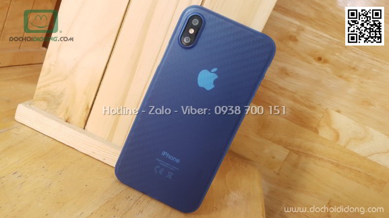 Ốp lưng iPhone X XS G-Case Couleur Series dẻo siêu mỏng