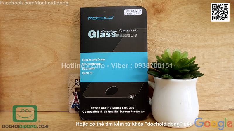 Miếng dán cường lực Samsung Galaxy A9 KYK full màn hình