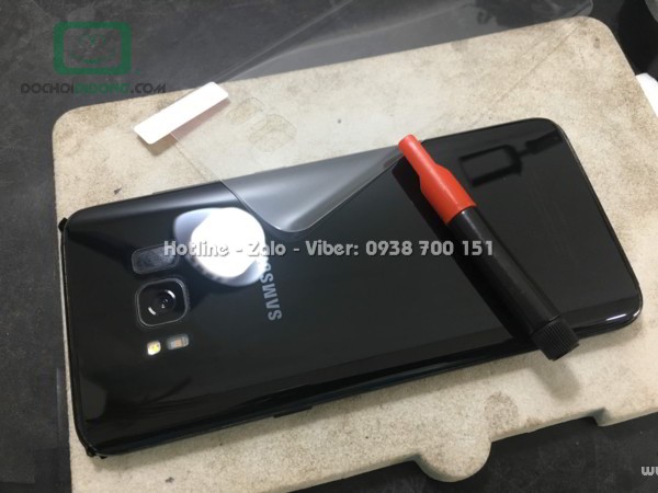 Miếng dán cường lực mặt lưng Samsung S8 Plus Zacase trong suốt keo UV cao cấp