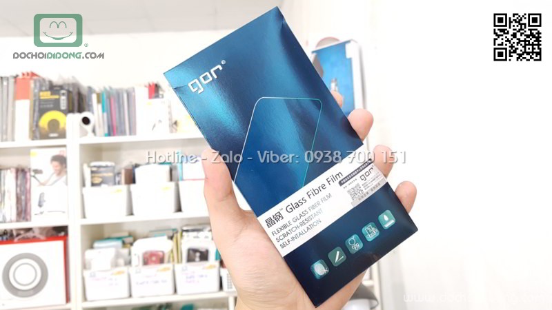 Bộ 2 miếng dán cường lực dẻo iPhone X Gor