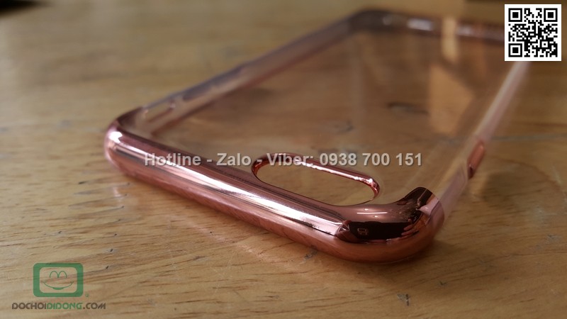 Ốp lưng iPhone 6 6s dẻo trong viền màu