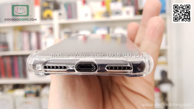 Ốp lưng iPhone X XS Zacase dẻo trong chống sốc