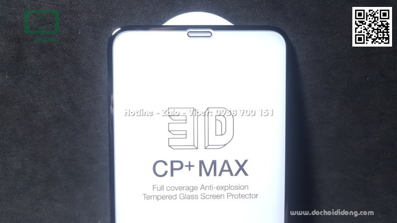 Miếng dán cường lực full màn hình iPhone Xs Max Nillkin CP Max 9H