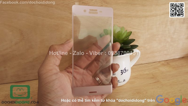 Miếng dán cường lực Sony Xperia X Performance full màn hình 9H