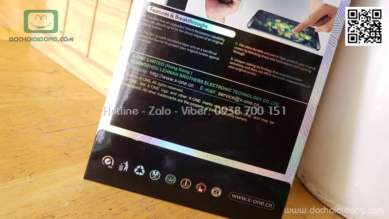 Miếng dán màn hình Samsung Galaxy S8 X-One chống sốc