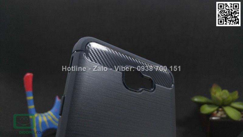 Ốp lưng Samsung Galaxy J7 Prime Likgus chống sốc vân kim loại
