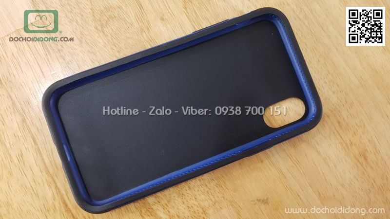 Ốp lưng iPhone X Baseus Bumper viền gân 3 lớp