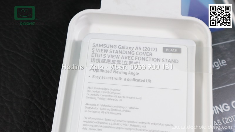 Bao da S View Samsung A5 2017 Stading Cover chính hãng