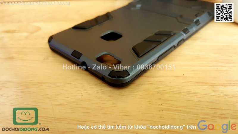 Ốp lưng Huawei P9 Lite Iron Man chống sốc có chống lưng