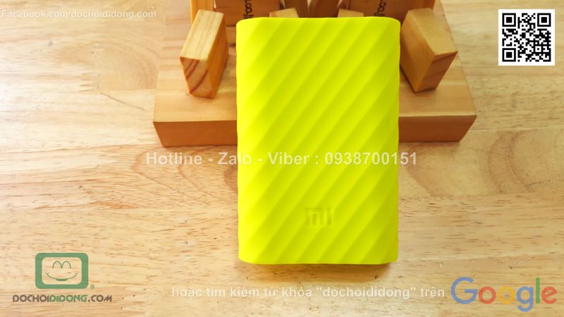 Bao Silicon dành cho sạc dự phòng xiaomi 10000mAh