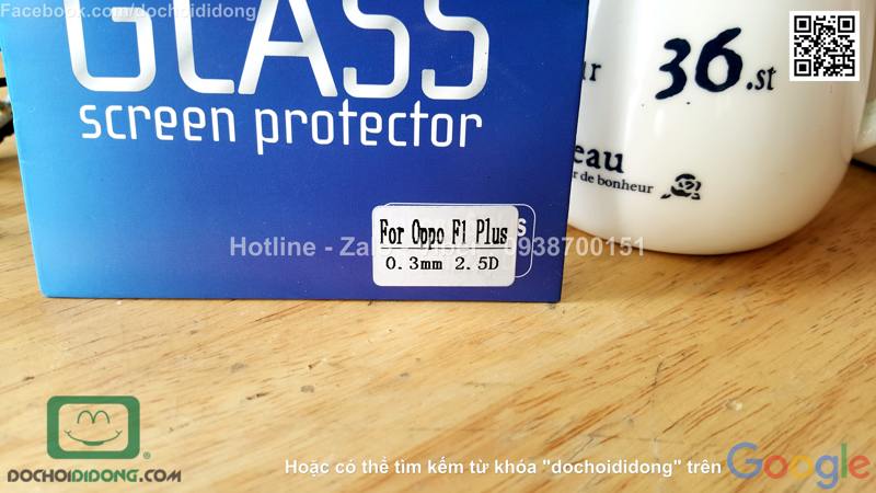 Miếng dán cường lực Oppo F1 Plus iTop 9H