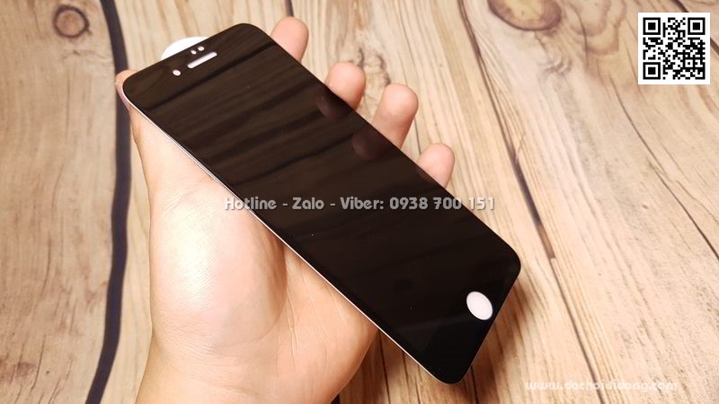 Miếng dán cường lực full màn hình iPhone 7 8 Plus Zacase 3D Elite chống nhìn trộm