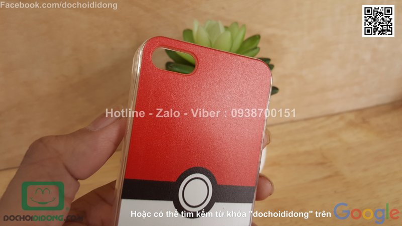 Ốp lưng iPhone 5 5s SE Pokemon Go dẻo viền trong