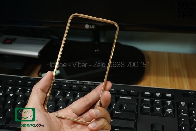 Ốp viền Samsung Galaxy A8 nhôm phay chốt gài