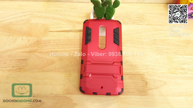 Ốp lưng Motorola Moto X Play  Iron Man chống sốc có chống lưng