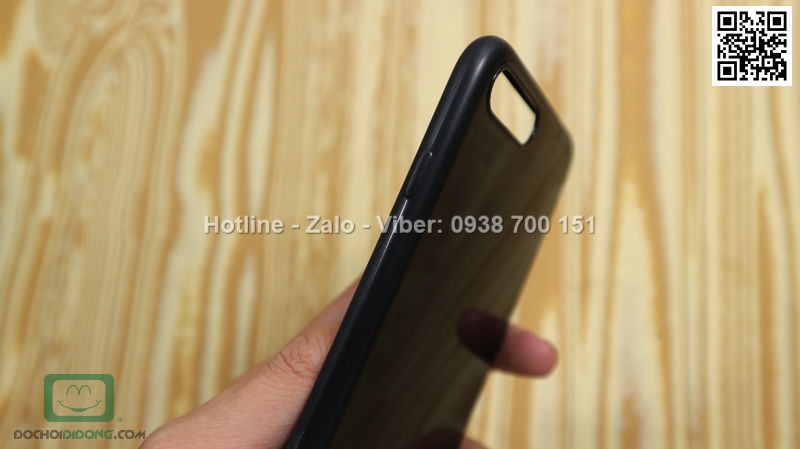 Ốp lưng iPhone 8 X Level dẻo đen bóng siêu mỏng