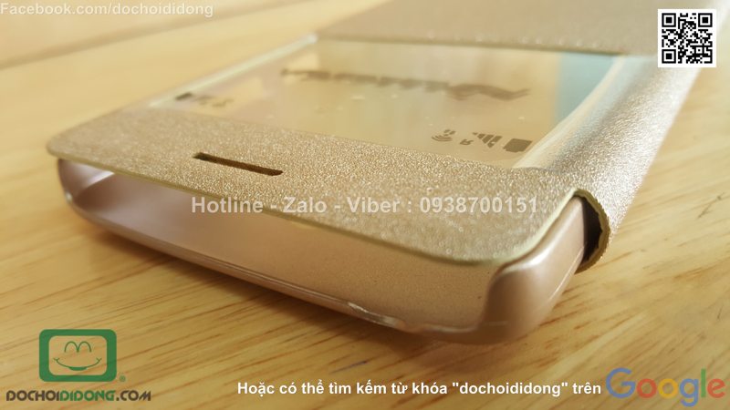 Bao da Lenovo Vibe P1 Nillkin Sparkle