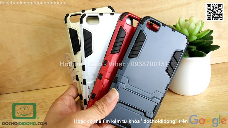 Ốp lưng Xiaomi Mi5 Iron Man chống sốc có chống lưng