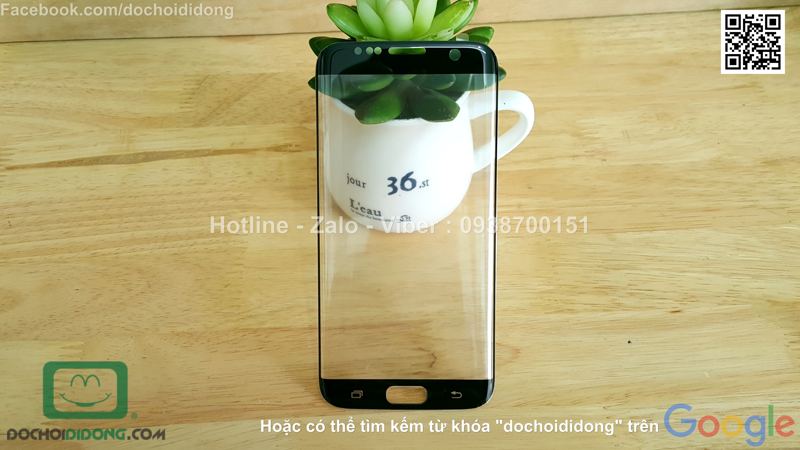 Miếng dán cường lực Samsung Galaxy S7 Edge Dragon 9H