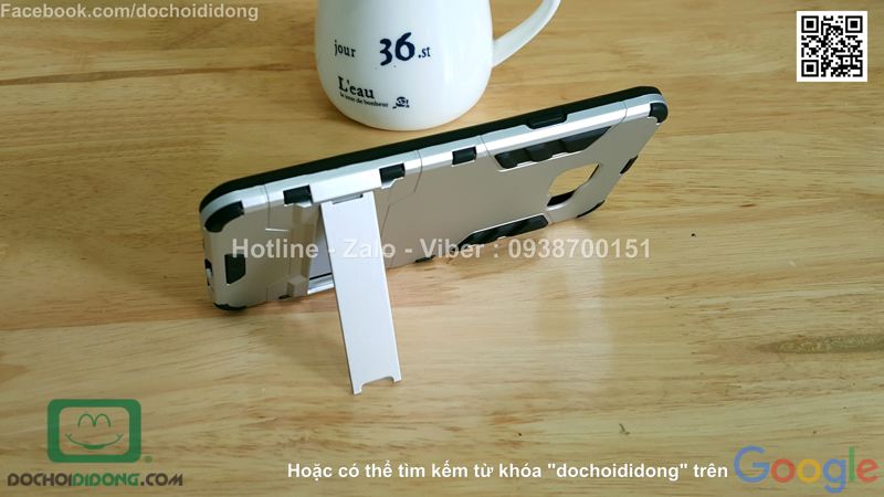 Ốp lưng Samsung Galaxy A3 2016 Iron Man chống sốc có chống lưng