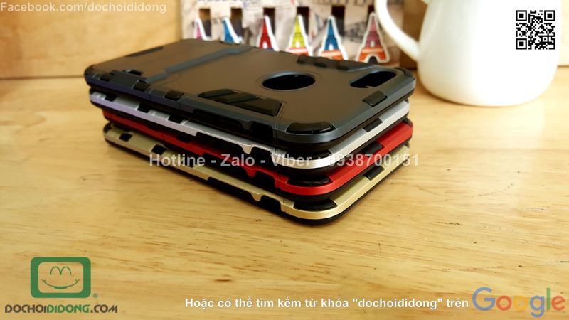 Ốp lưng iPhone 7 Iron Man chống sốc có chống lưng