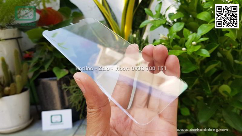 Miếng dán cường lực LG V30 Zacase trong suốt keo UV cao cấp