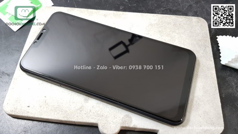 Miếng dán cường lực Asus Zenfone 5z ZS620KL full màn hình Zacase full keo