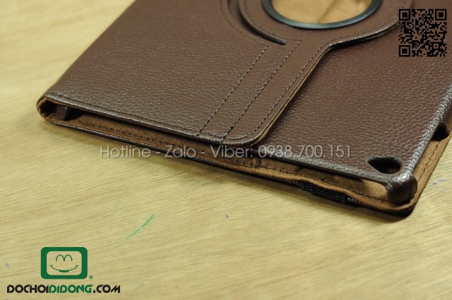 Bao da iPad Air 2 xoay 360 độ da sần