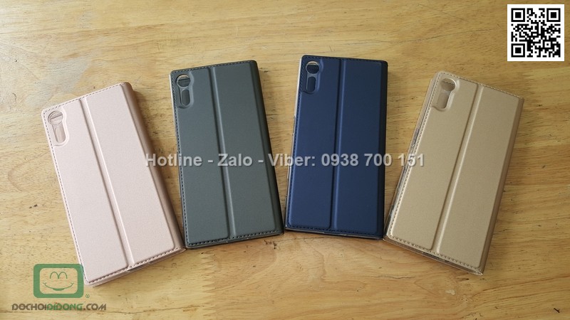 Bao da Sony Xperia XZ Duz vân vải