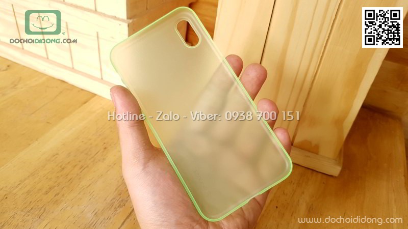 Ốp lưng iPhone X G-Case Couleur Series dẻo siêu mỏng