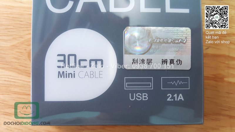 Cáp sạc MicroUSB Nillkin 30cm