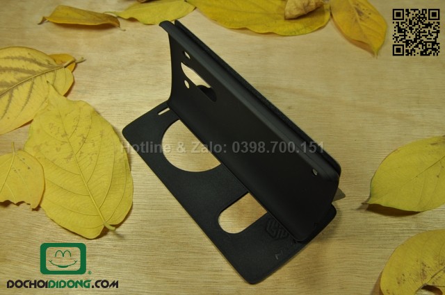 Bao da LG G3 Beat NK vân sần