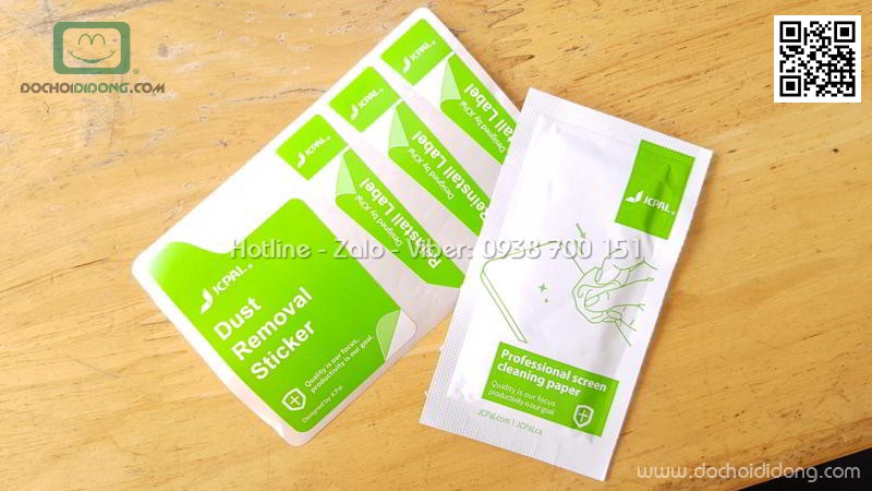Miếng dán cường lực iPhone X XS Jcpal full màn hình 2.5D chính hãng