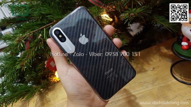 Ốp lưng iPhone X XS Rock Classy bảo vệ camera