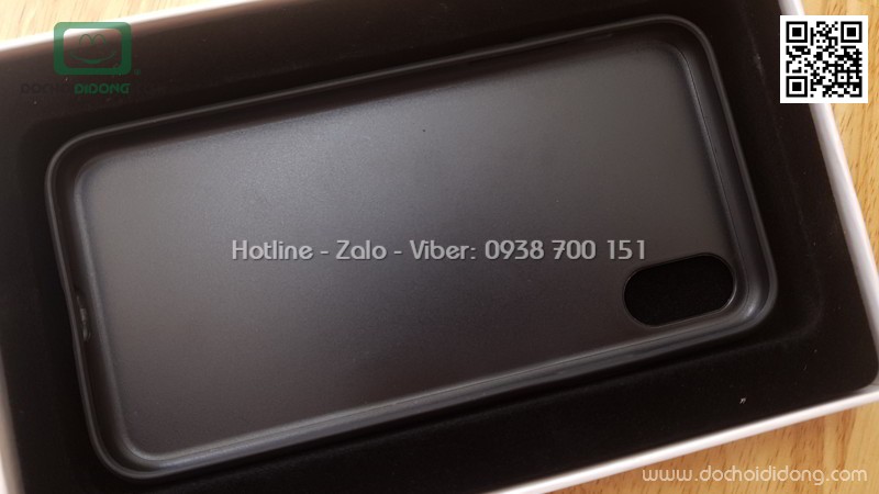 Ốp lưng iPhone X Nillkin Star giả da cao cấp